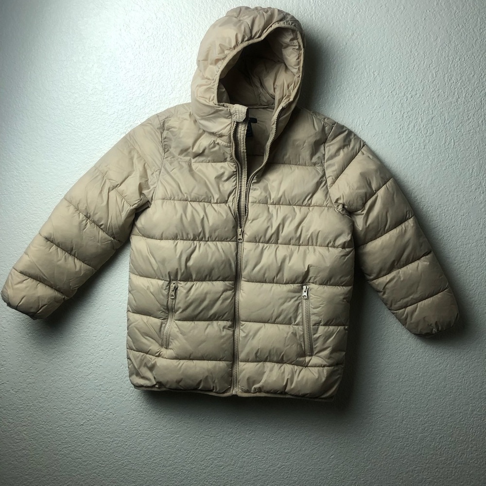 Forever 21 Kids Light Tan Puffer Jacket
